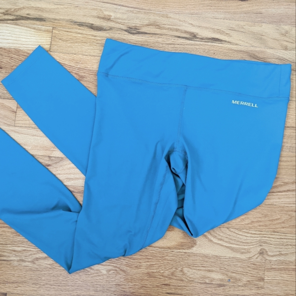 Merrell Entrada Dragonfly Blue Ankle Tights Women's Size Large NWT